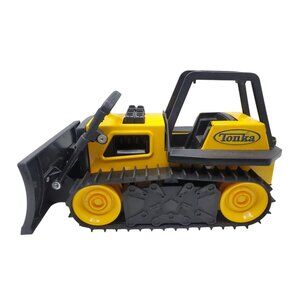 Vintage 1999 Tonka Steel/Plastic Bulldozer Construction Vehicle Durable Yellow &